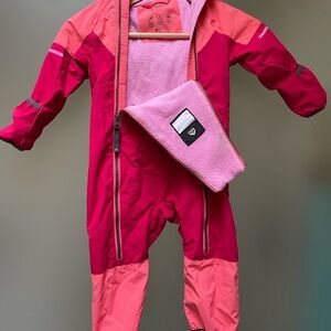 Pink and Red Spring Playsuit